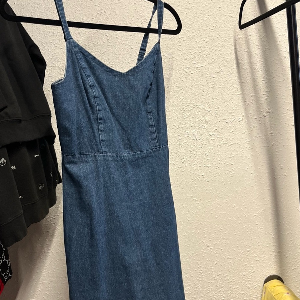 Old Navy Dark Blue Denim Dress